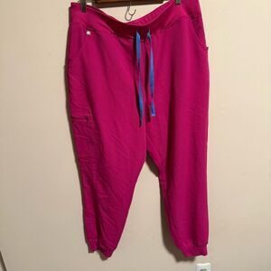 Figs Technical Collection Zamora Raspberry Sorbet Jogger Scrub Pant Size 2XL XXL